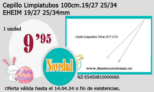 Cepillo Limpiatubos 100cm.19/27 25/34.