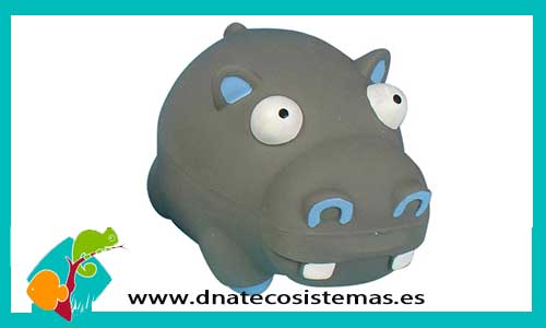 hipopotamo-gris-latex-sonido-11cm-juguete-tienda-perros-online-accesorios-perro-juguetes