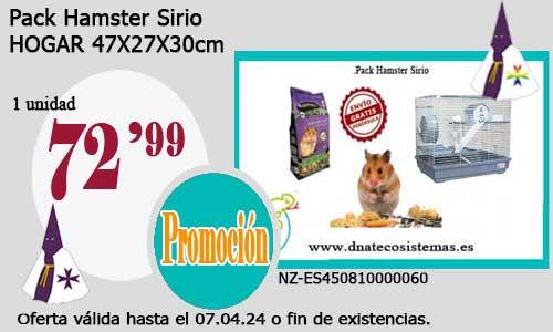 .Pack Hamster Sirio.