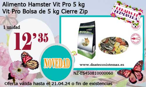 Alimento Hamster Vit Pro  5 kg.
