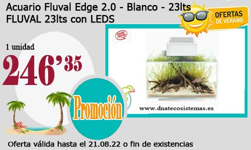 Acuario Fluval Edge 2.0 - Blanco - 23lts
