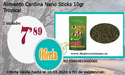 Alimento Cardina Nano Sticks 10gr.