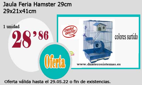 .Jaula Feria Hamster 29cm
