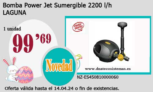 Bomba Power Jet Sumergible  2200 l/h.