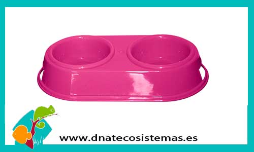 comedero-doble-antideslizante-varios-colores-30x17x6cm-1lts-tienda-perros-online-accesorios-perro-juguetes-rosa