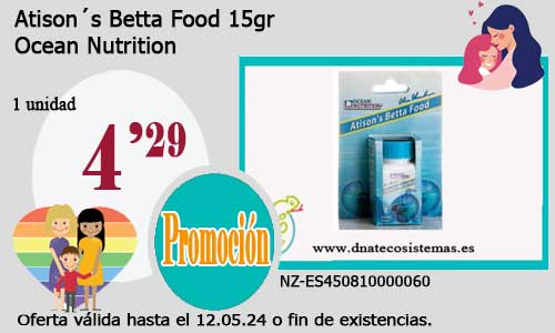 Atison´s Betta Food 15gr.