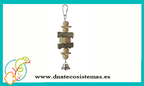 juguete-de-madera-campana-loros-20x5.5cm-tienda-online-de-productos-para-loros-piensos-juguetes-alimento-comederos-bebederos