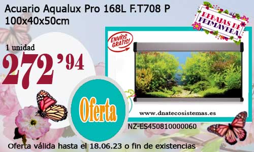 Acuario Aqualux Pro 168L F.T708  P.