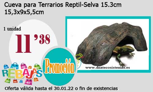 Cueva para Terrarios Reptil-Selva 15.3cm