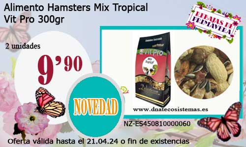 Alimento Hamsters Mix Tropical.